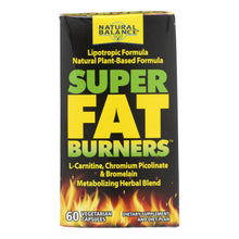 Load image into Gallery viewer, Natural Balance Super Fat Burners - 60 Vegetarian Capsules
