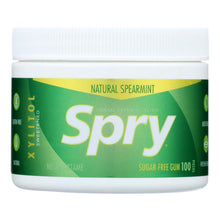 Load image into Gallery viewer, Spry Chewing Gum - Xylitol - Spearmint - 100 Count - 1 Each
