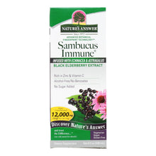 Load image into Gallery viewer, Nature's Answer - Sambucus Immune Support - 8 Oz
