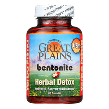 Load image into Gallery viewer, Yerba Prima Great Plains Bentonite And Detox - 60 Capsules

