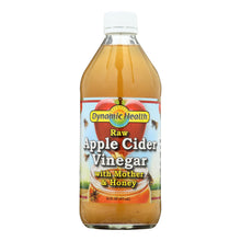 Load image into Gallery viewer, Dynamic Health Apple Cider Vinegar - With The Mother And Natural Honey - Glass Bottle - 16 Oz
