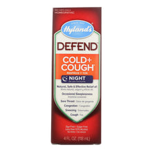 Load image into Gallery viewer, Hylands Homeopathic Defend - Cold And Cough - 4 Fl Oz.
