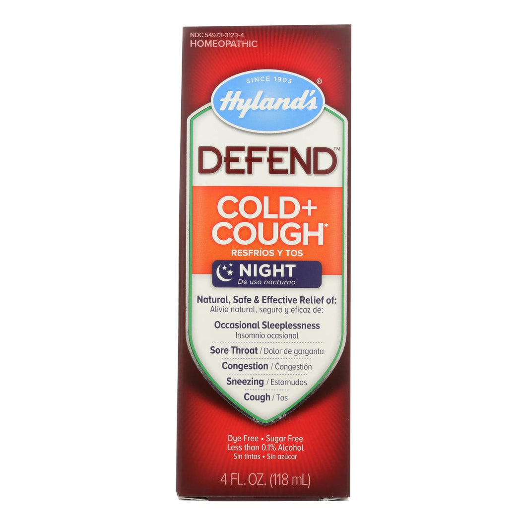 Hylands Homeopathic Defend - Cold And Cough - 4 Fl Oz.