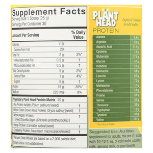 Genceutic Naturals Plant Head Protein - Banana - 1.8 Lb