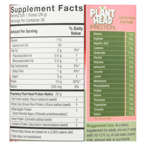 Genceutic Naturals Plant Head Protein - Strawberry - 1.7 Lb