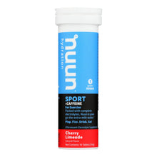 Load image into Gallery viewer, Nuun Hydration Drink Tab - Energy - Cherry Limeade - 10 Tablets - Case Of 8
