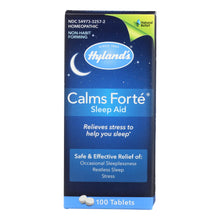 Load image into Gallery viewer, Hylands Homeopathic Calms Fort? - Sleep Aid - 100 Tablets

