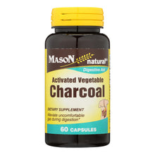 Load image into Gallery viewer, Mason Natural Activated Vegetable Charcoal Dietary Supplement  - 1 Each - 60 Cap
