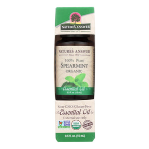 Nature's Answer - Organic Essential Oil - Spearmint - 0.5 Oz.