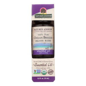 Nature's Answer - Organic Essential Oil Blend - Ocean Breeze - 0.5 Oz.