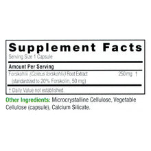 Load image into Gallery viewer, Nature's Answer Forskohlii Full Spectrum Herb Dietary Supplement  - 1 Each - 60 Vcap
