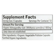 Load image into Gallery viewer, Organic India Ashwagandha Capsules - Bottle - 180 Vege Capsules
