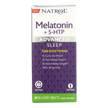 Load image into Gallery viewer, Natrol - Melatonin Advance +5 Htp - 1 Each - 60 Tab
