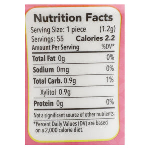 Spry Xylitol Gum - Stronger Longer Bubblegum - Case Of 6 - 55 Count