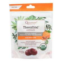 Load image into Gallery viewer, Quantum Research Thera Zinc Lozenges - Blood Orange - 18 Count
