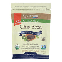 Load image into Gallery viewer, Spectrum Essentials Organic Chia Seeds - Omega-3 And Fiber - 12 Oz
