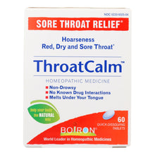 Load image into Gallery viewer, Boiron - Throatcalm - 60 Tab
