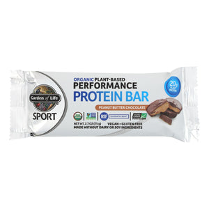 Garden Of Life - Sport Protein Bar - Peanut Butter Chocolate - Case Of 12 - 2.7 Oz