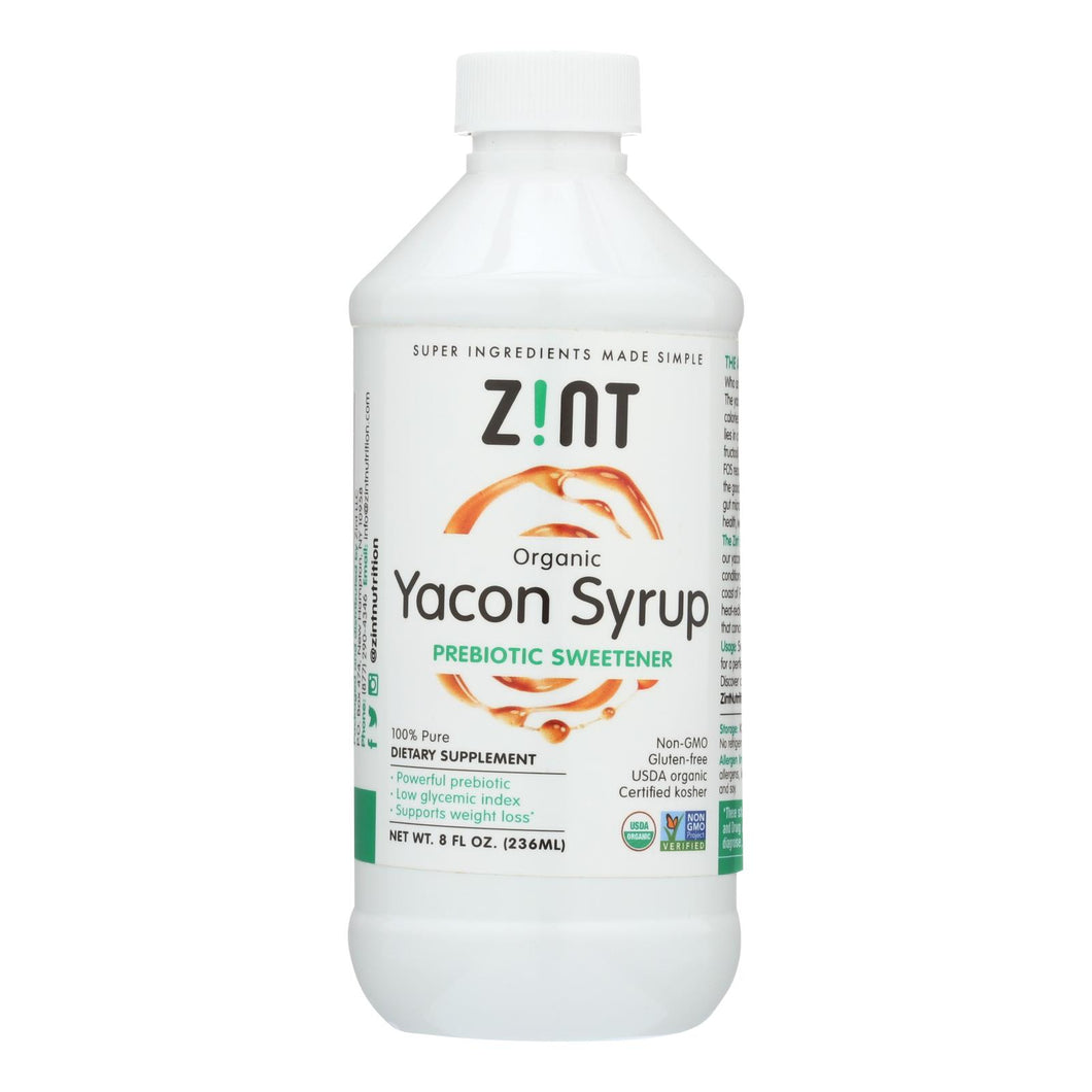 Zint Organic Yacon Syrup  - 1 Each - 8 Fz