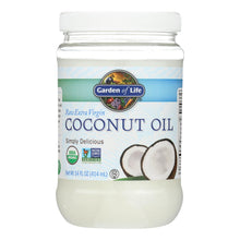 Load image into Gallery viewer, Garden Of Life Organic Coconut Oil - Raw Extra Virgin - Case Of 6 - 14 Fl Oz
