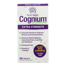 Load image into Gallery viewer, Natrol - Cognium Xtra Strgth 400mg - 1 Each - 60 Tab
