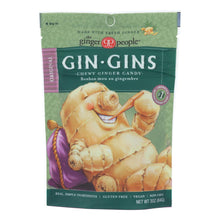 Load image into Gallery viewer, Ginger People - Gin Gins Chewy Ginger Candy - Original - Case Of 12 - 3 Oz.
