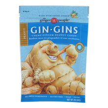 Load image into Gallery viewer, Ginger People Chewy Ginger Candy - Peanut - Case Of 12 - 3 Oz.
