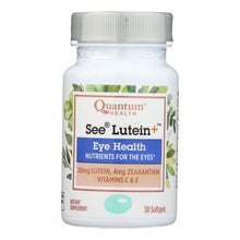 Load image into Gallery viewer, Quantum Research - See Lutein Eye Health - 1 Each - 30 Sgel
