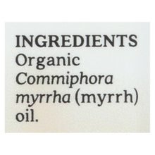 Load image into Gallery viewer, Aura Cacia - Essential Oil - Myrrh - Case Of 1 - .25 Fl Oz.
